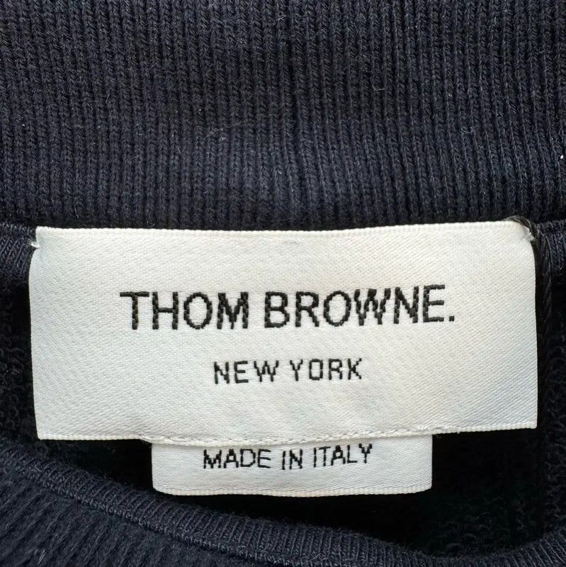 Thom Browne Thom Browne Navy Striped Casual Pants for Women 0089 Size 23" - 5 Thumbnail
