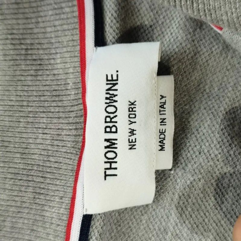 Thom Browne Thom Browne Gray Cotton Dress for Women 0089 Size M / US 6-8 / IT 42-44 - 4 Thumbnail