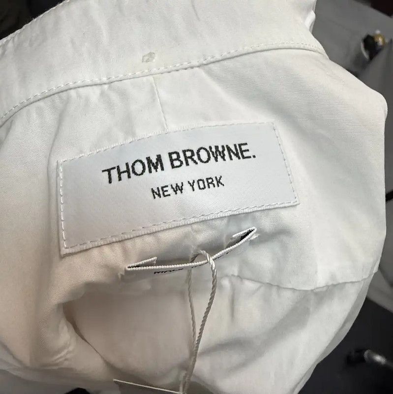 Thom Browne Thom Browne White Cotton Women's T-Shirt 0089 Size M / US 6-8 / IT 42-44 - 3 Thumbnail
