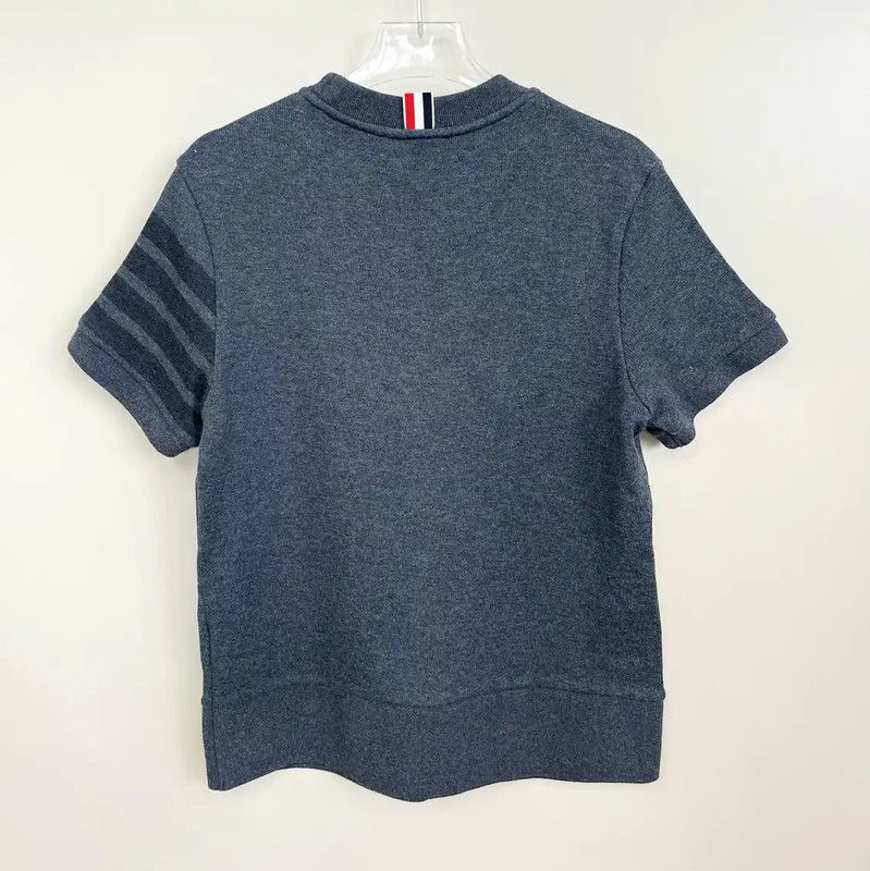 Thom Browne Thom Browne Gray Short Sleeve Women’s Tee 0089 Size XS / US 0-2 / IT 36-38 - 2 Thumbnail