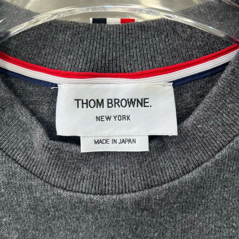Thom Browne Thom Browne Gray Short Sleeve Women’s Tee 0089 Size XS / US 0-2 / IT 36-38 - 4 Thumbnail