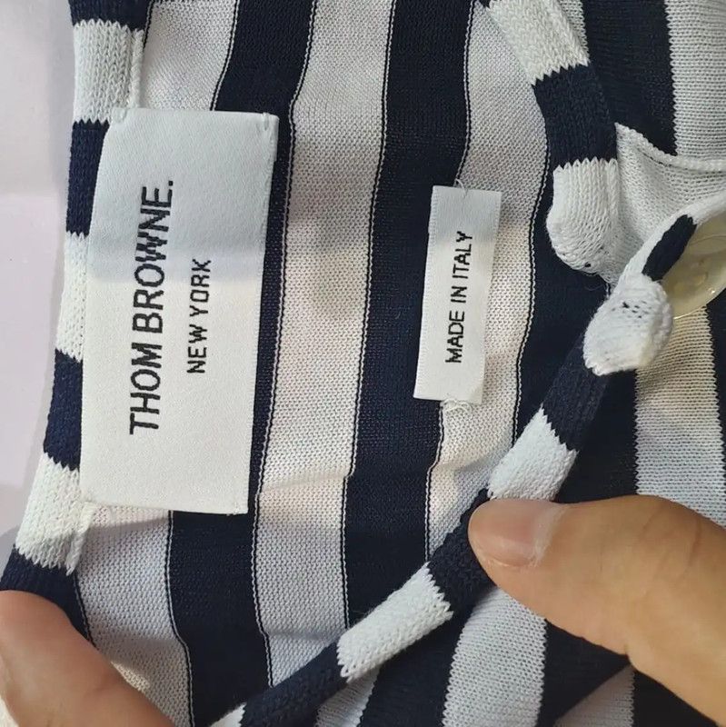 Thom Browne Thom Browne Black Cotton Women's T-shirt 0089 Size M / US 6-8 / IT 42-44 - 3 Thumbnail