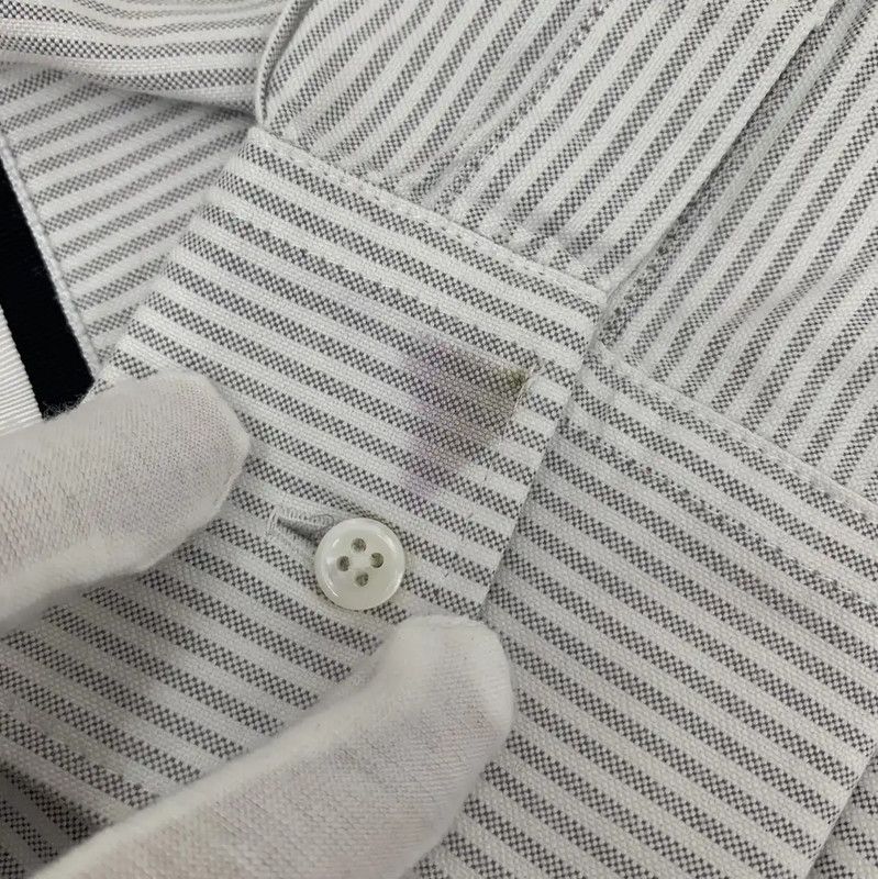 Thom Browne Thom Browne Striped Cotton Women's Shirt 0089 Size ONE SIZE - 10 Thumbnail