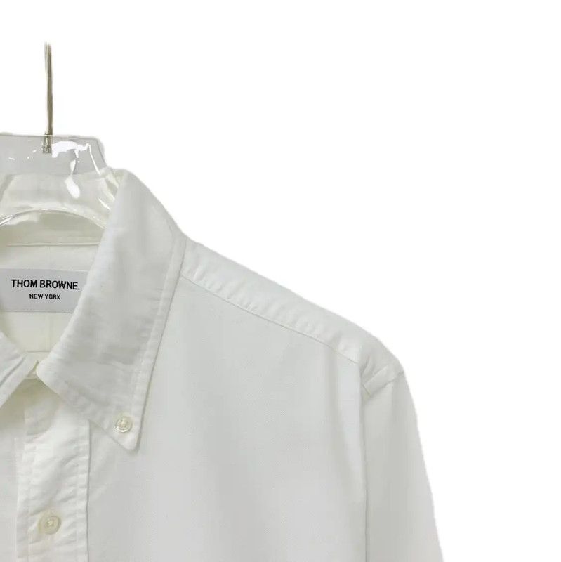Thom Browne Thom Browne Women's Cotton White Shirt 0089 Size M / US 6-8 / IT 42-44 - 4 Thumbnail