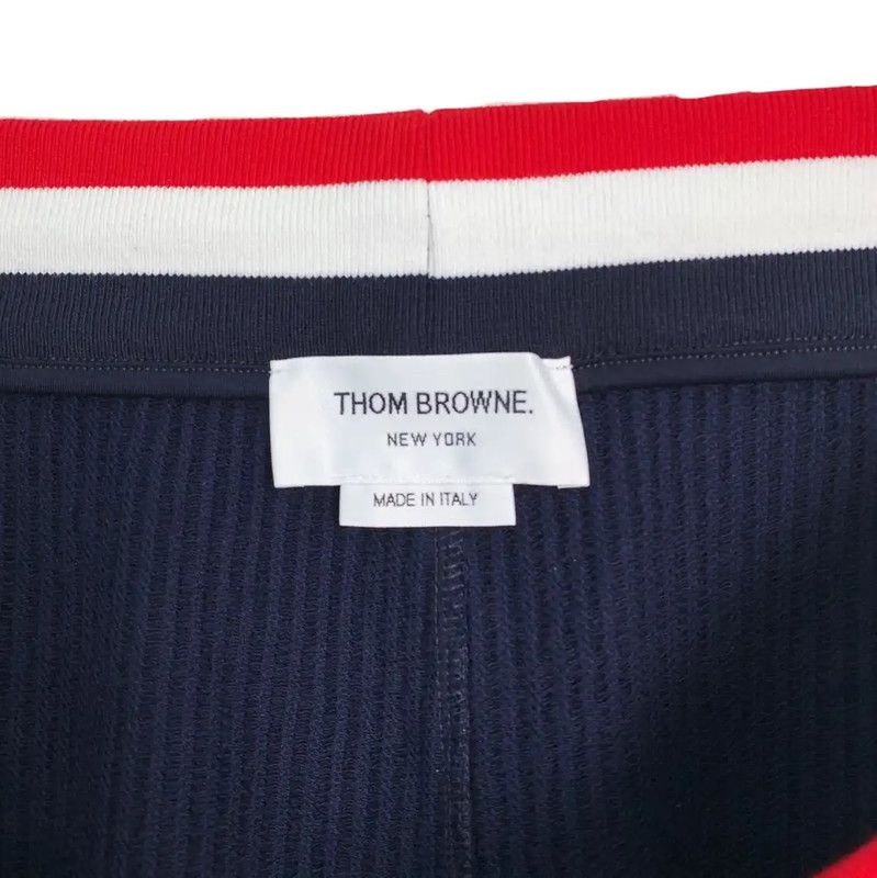 Thom Browne Thom Browne Navy Cotton Women's Casual Pants 0089 Size 23" - 3 Thumbnail