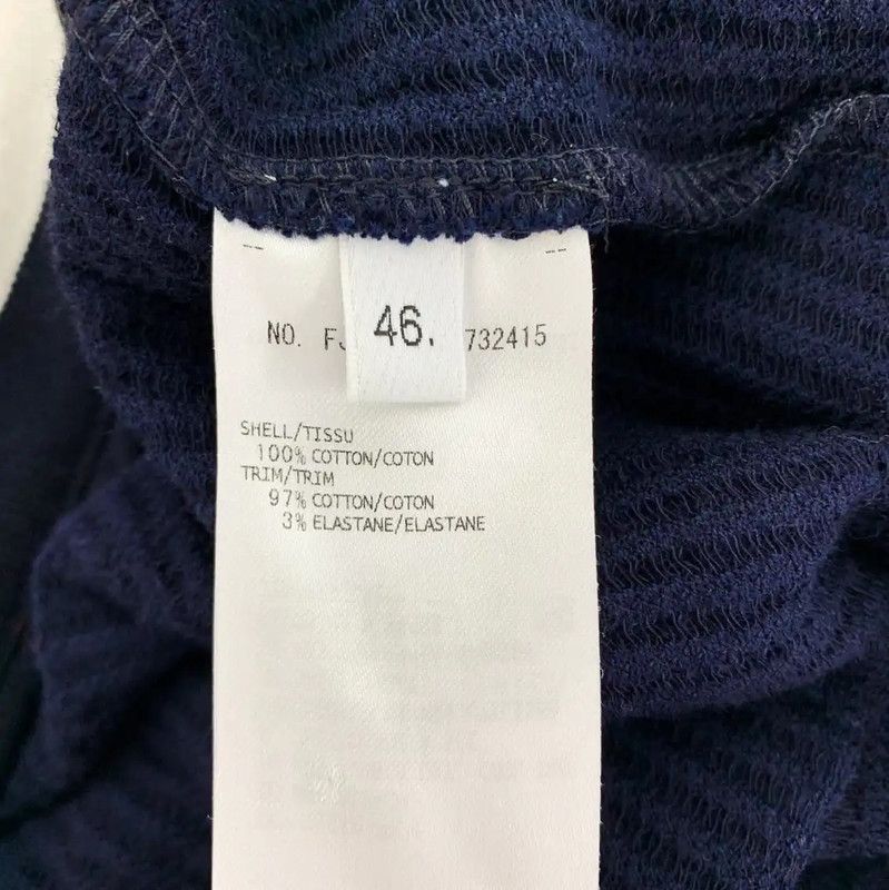 Thom Browne Thom Browne Navy Cotton Women's Casual Pants 0089 Size 23" - 7 Thumbnail