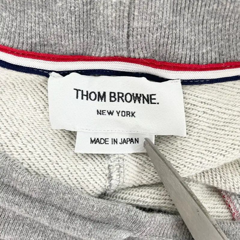 Thom Browne Thom Browne Gray Cotton Women's Casual Pants 0089 Size 22" - 3 Thumbnail