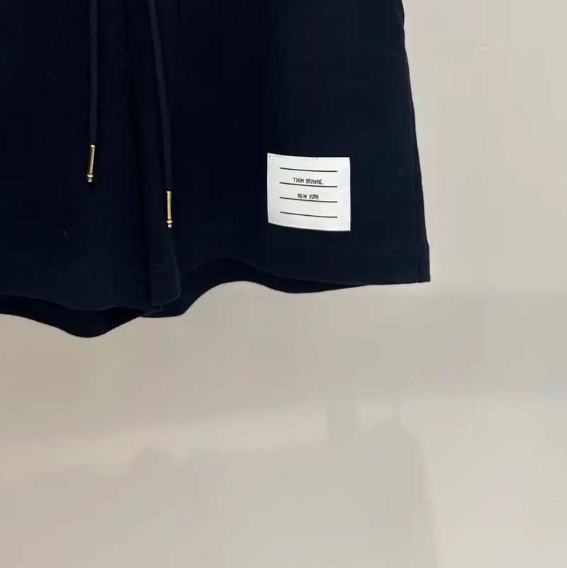 Thom Browne Thom Browne Summer Blue Cotton Women's Shorts 0089 Size 23" - 3 Thumbnail