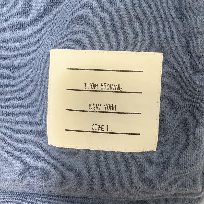 Thom Browne Thom Browne Women’s Sky Blue Cropped Hoodie 0089 Size S / US 4 / IT 40 - 5 Thumbnail