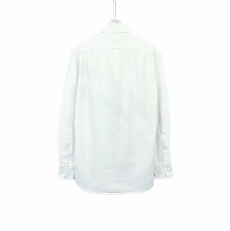 Thom Browne Thom Browne Long Sleeve White Cotton Shirt 0089 Size M / US 6-8 / IT 42-44 - 2 Thumbnail