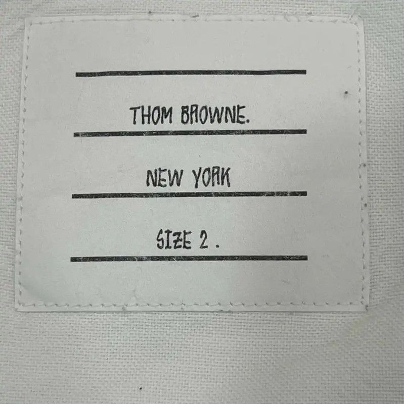 Thom Browne Thom Browne Long Sleeve White Cotton Shirt 0089 Size M / US 6-8 / IT 42-44 - 6 Thumbnail