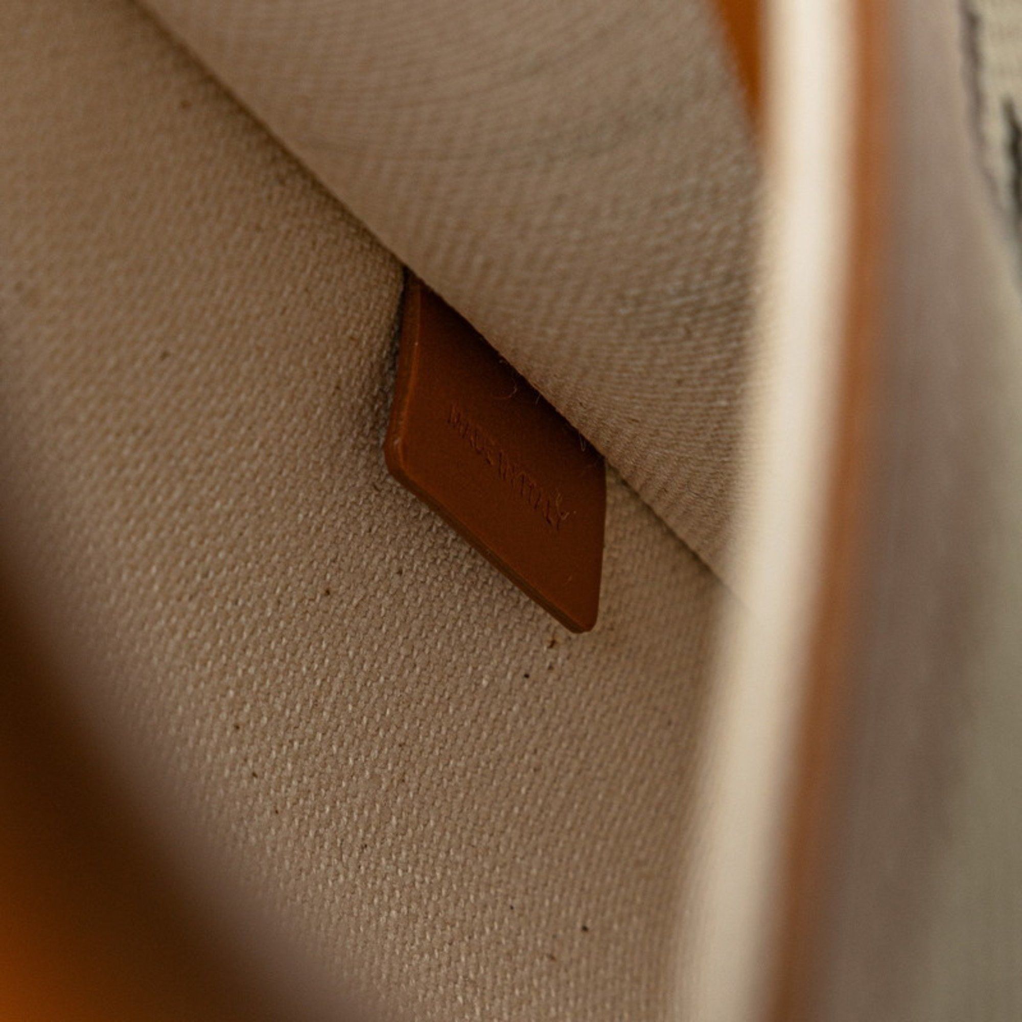 Celine Celine Mini Vertical Cabas Handbag/Shoulder Bag, 2-Way, Natural Tan Canvas and Calfskin, Women's, CELINE Size ONE SIZE - 8 Thumbnail