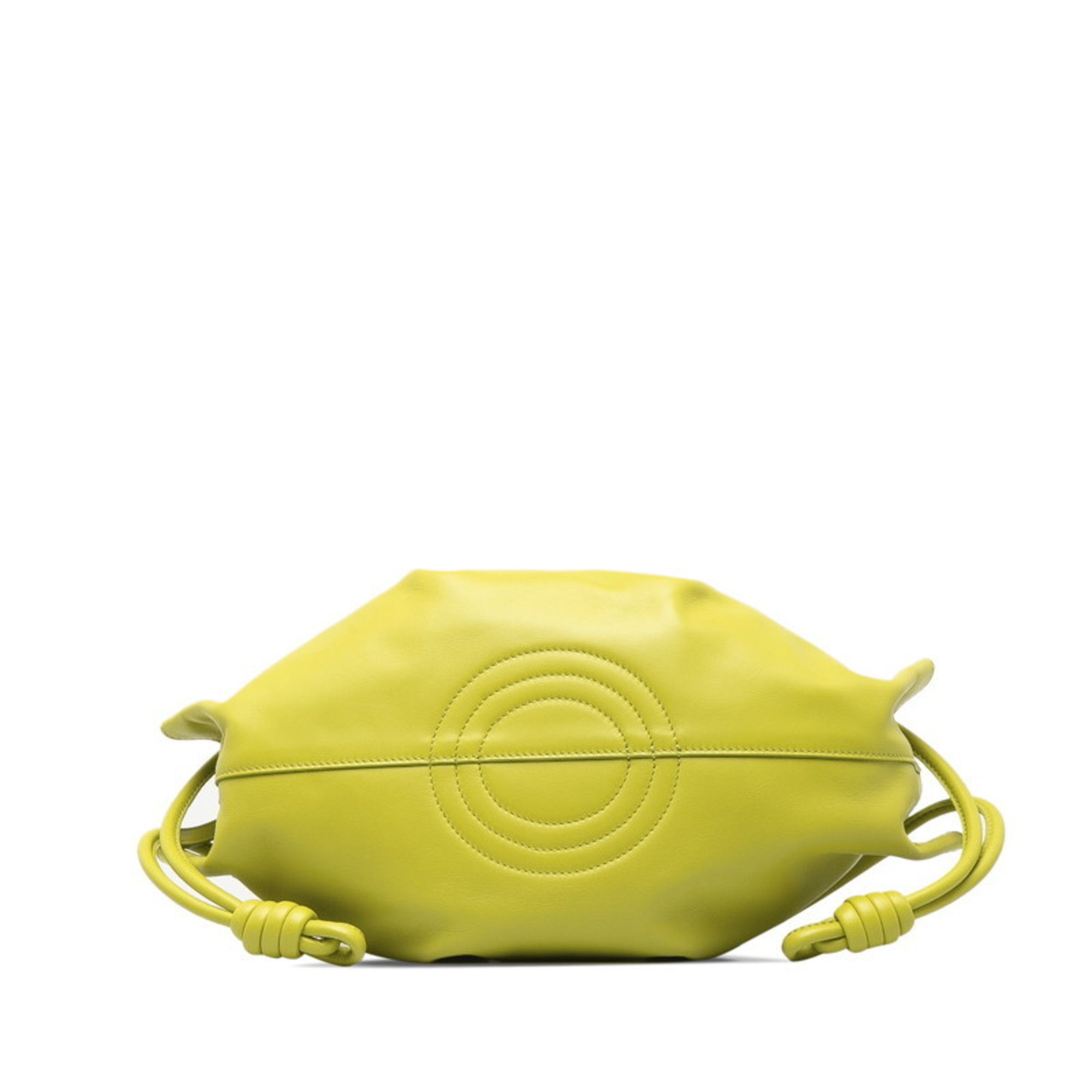 Loewe LOEWE Paseo Bag, 2-Way Handbag/Shoulder Green Leather, Women's Size ONE SIZE - 5 Thumbnail