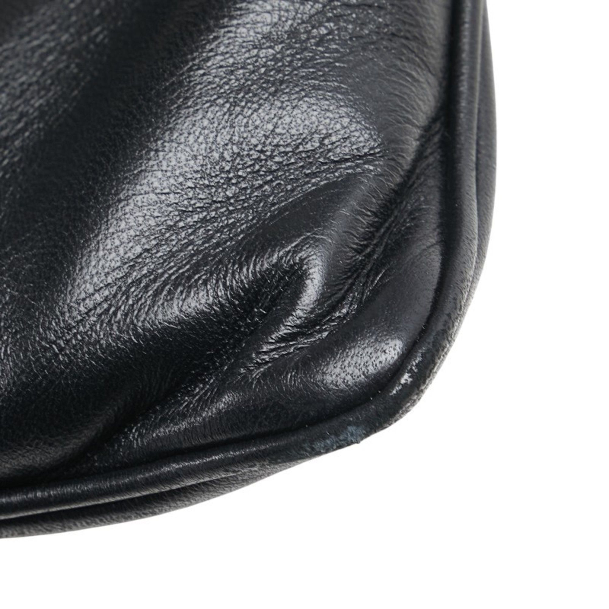 Loewe LOEWE Mini Shoulder Bag Pochette Black Leather Women's Size ONE SIZE - 6 Thumbnail