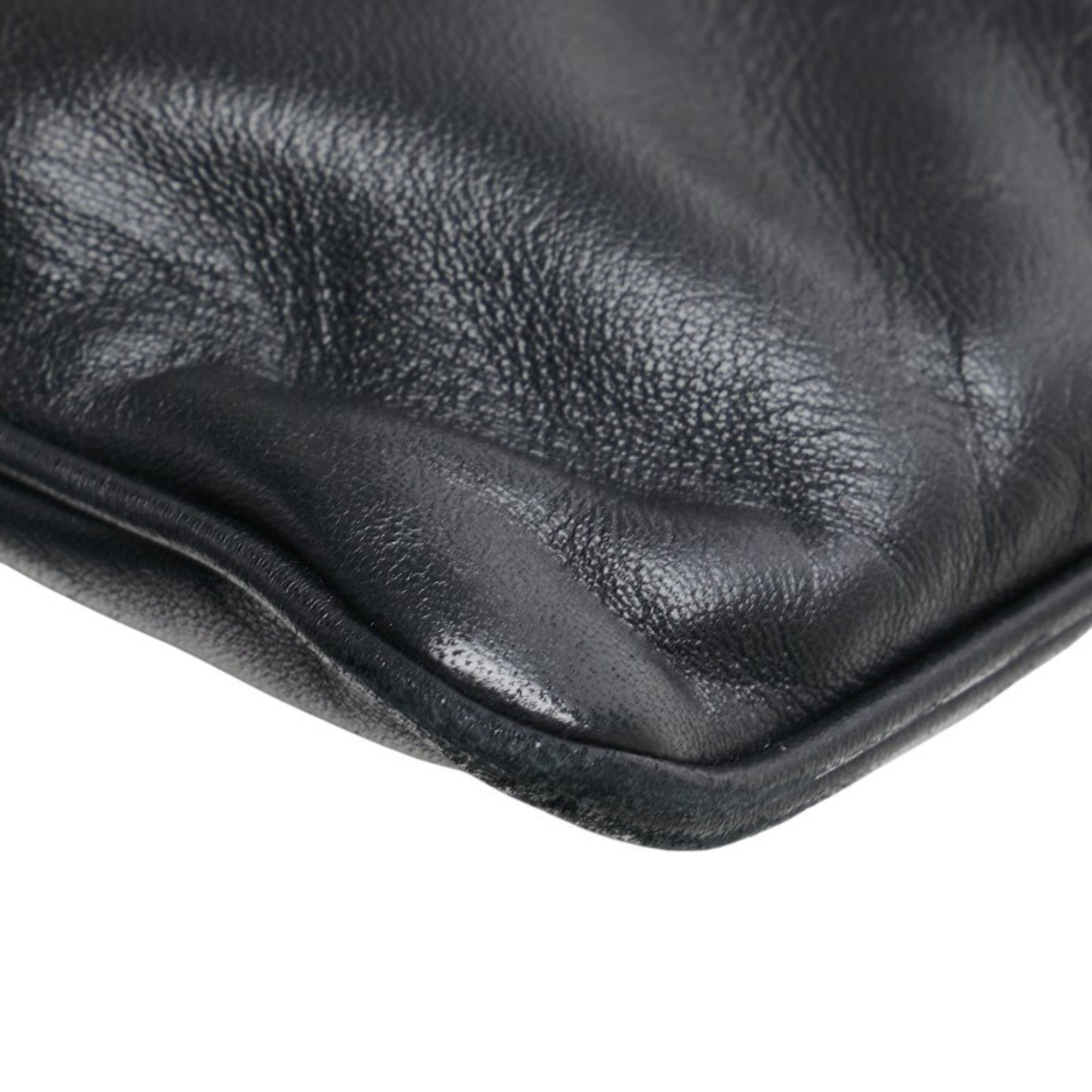 Loewe LOEWE Mini Shoulder Bag Pochette Black Leather Women's Size ONE SIZE - 5 Thumbnail