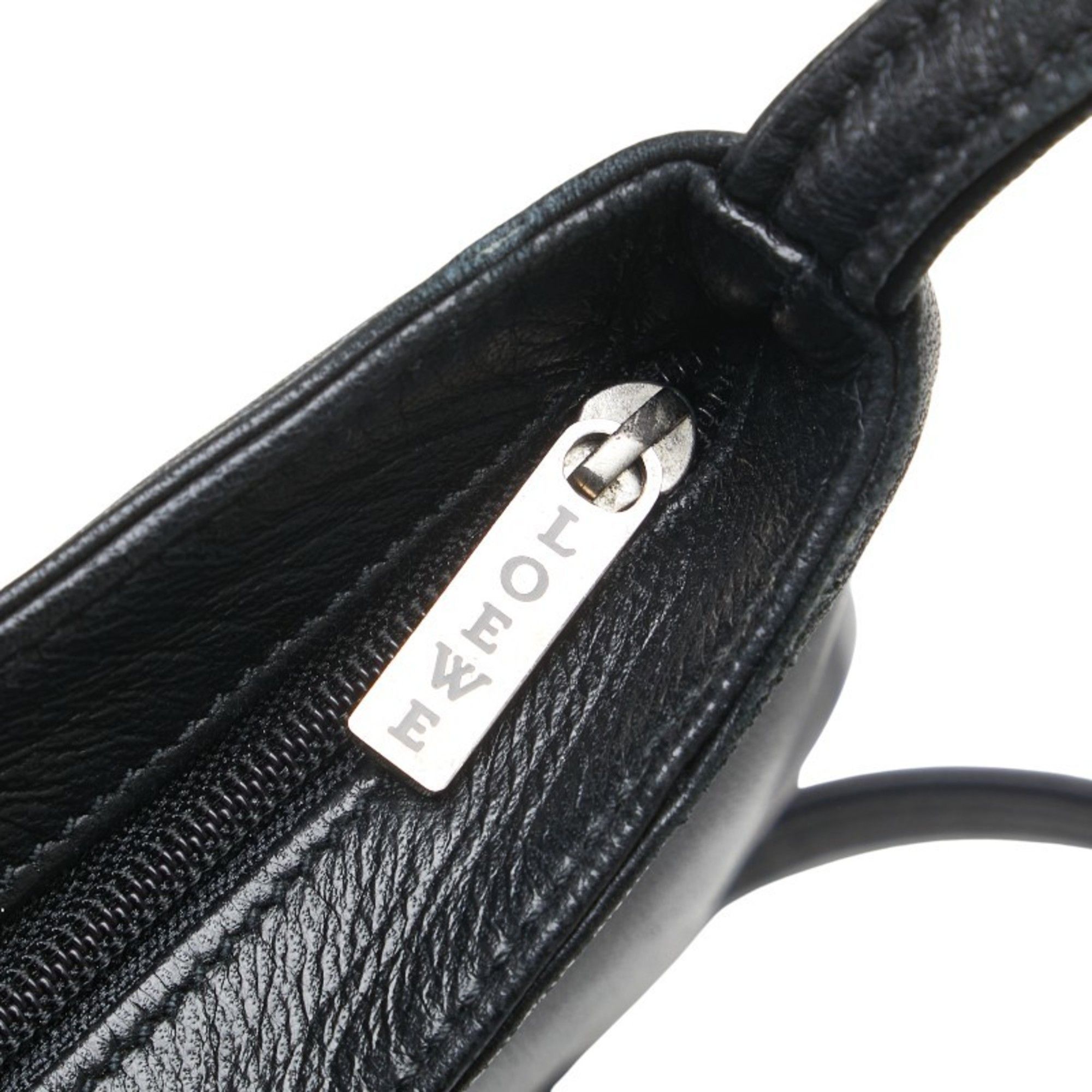 Loewe LOEWE Mini Shoulder Bag Pochette Black Leather Women's Size ONE SIZE - 7 Thumbnail