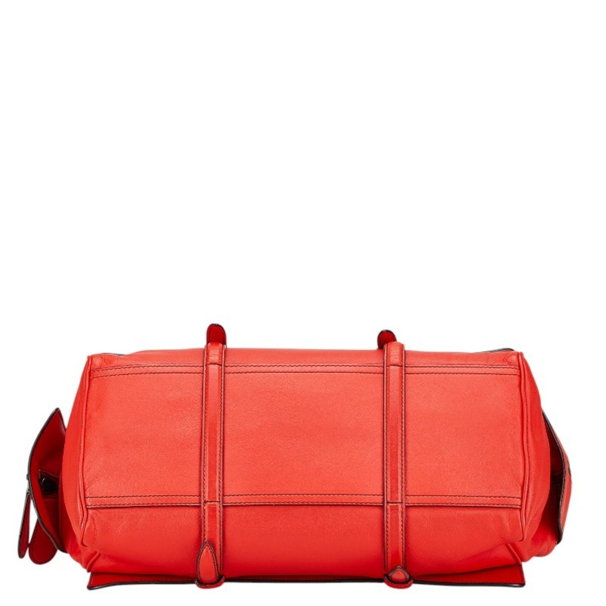 Bottega Veneta Bottega Veneta Intrecciato Handbag Red Leather Women's BOTTEGAVENETA Size ONE SIZE - 3 Thumbnail