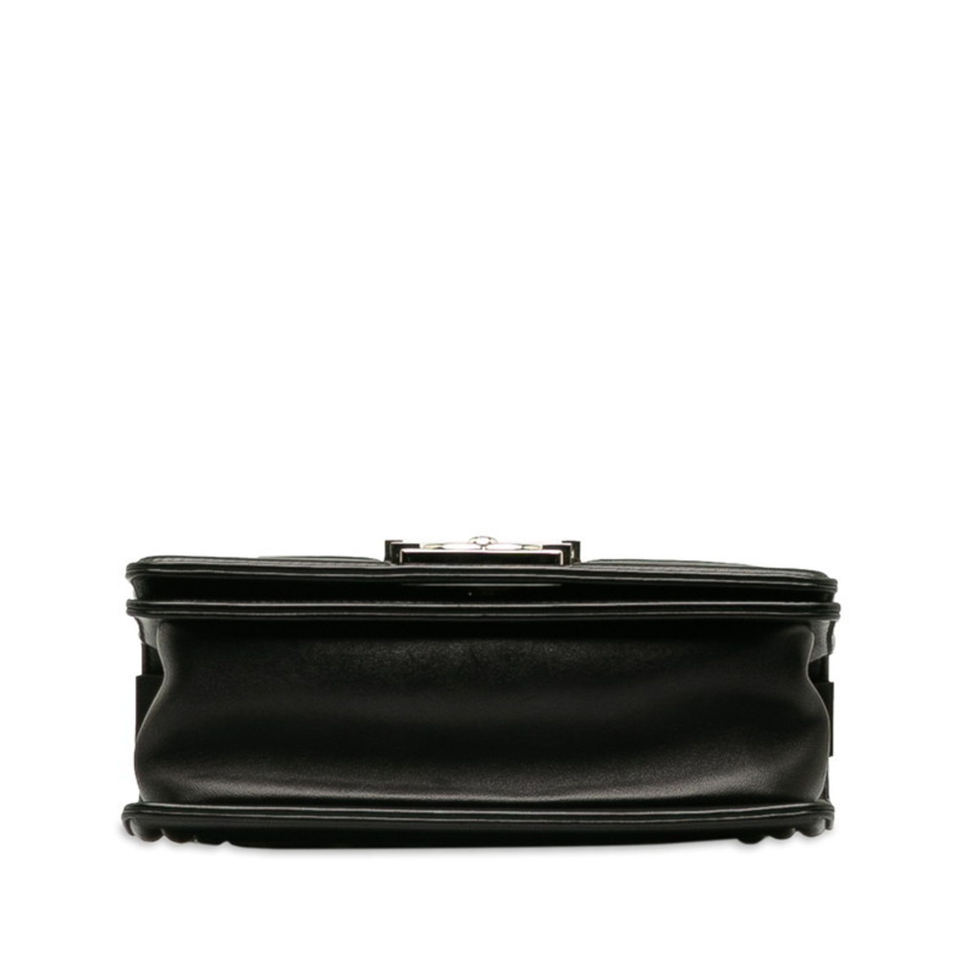 Chanel CHANEL Boy Chanel Small Chain Shoulder Bag in Black and Red Tweed Leather for Women Size ONE SIZE - 4 Thumbnail