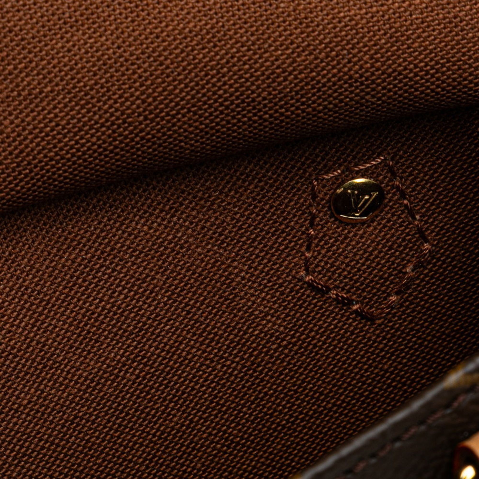 Louis Vuitton Louis Vuitton Monogram Petite Sac Plat Handbag/Shoulder Bag 2WAY M69442 Brown Leather Women's LOUIS VUITTON Size ONE SIZE - 6 Thumbnail