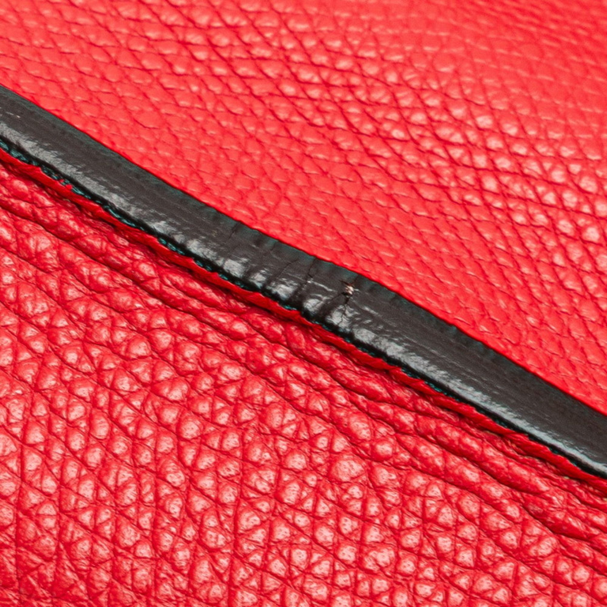 Balenciaga Balenciaga The Paper Mini Tote Bag/Shoulder Bag, 2-Way, 399531, Red Leather, Women's, BALENCIAGA Size ONE SIZE - 6 Thumbnail