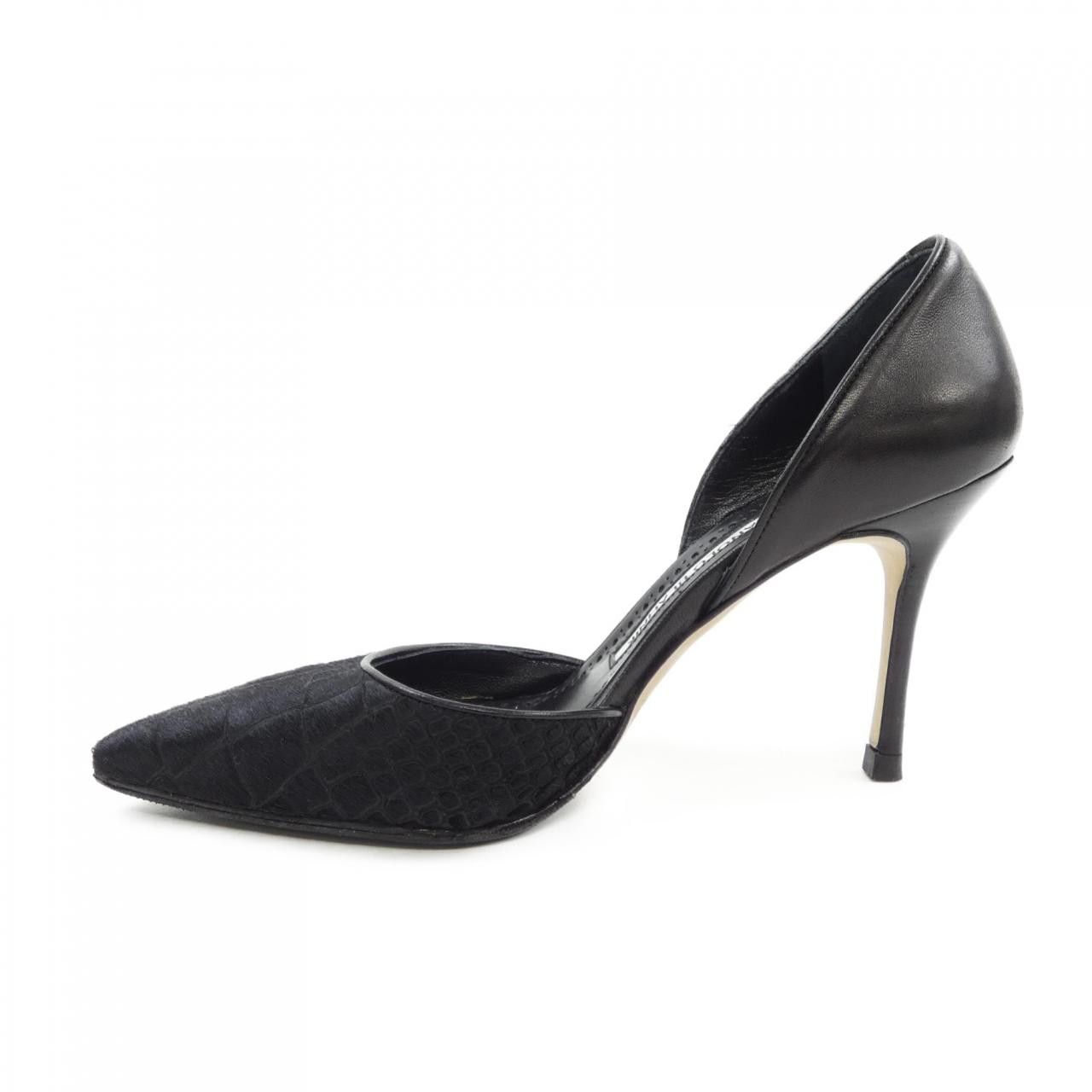 Manolo Blahnik Manolo Blahnik Manolo Blahnik Haircalf Pumps Natural Material Shoes DUTY FREE for USA Size ONE SIZE - 2 Thumbnail