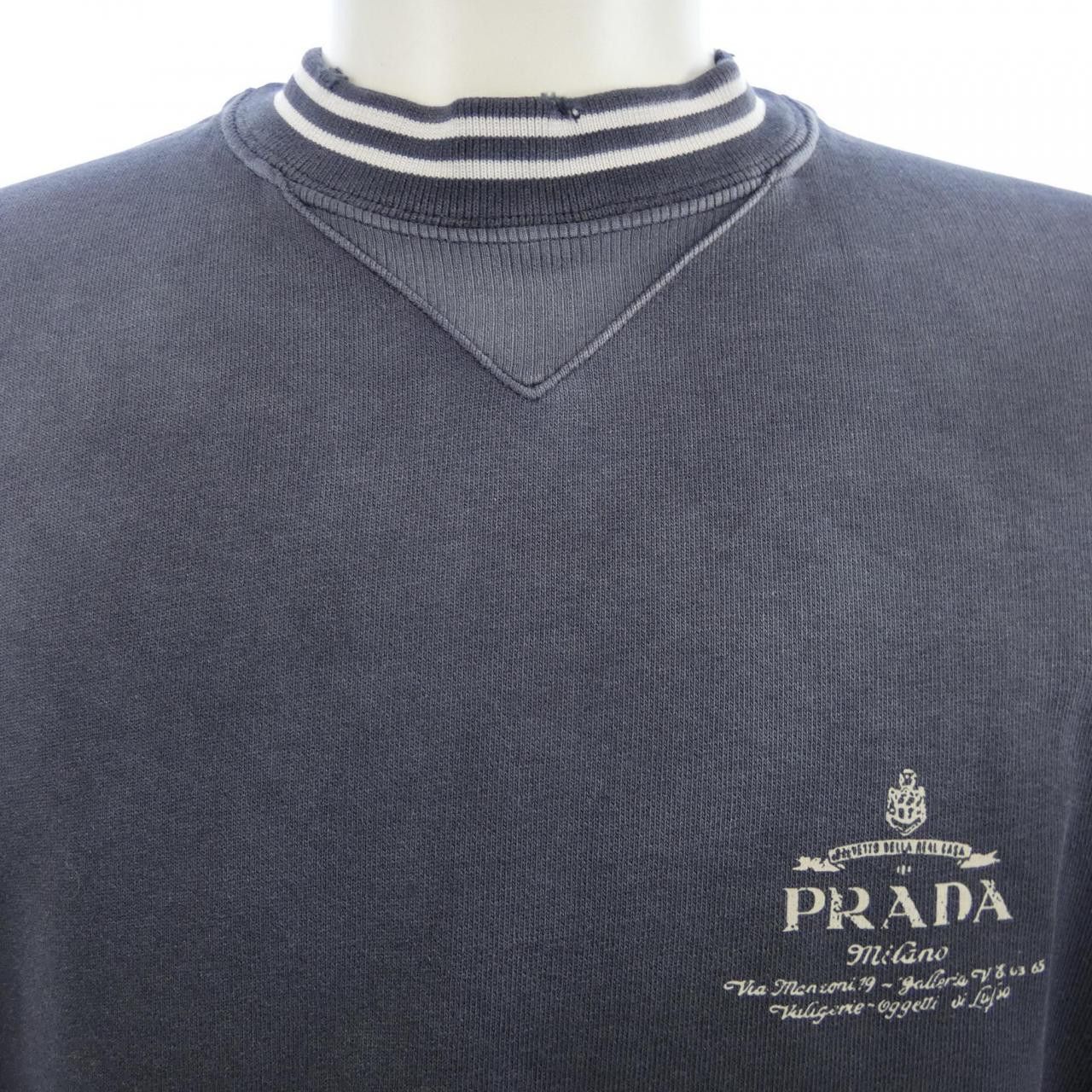 Prada Prada Prada UJL69B SOOO 15CA Sweatshirt Cotton Sweatshirts & Hoodies UJL69B SOOO 15CA DUTY FREE for USA Size ONE SIZE - 5 Thumbnail
