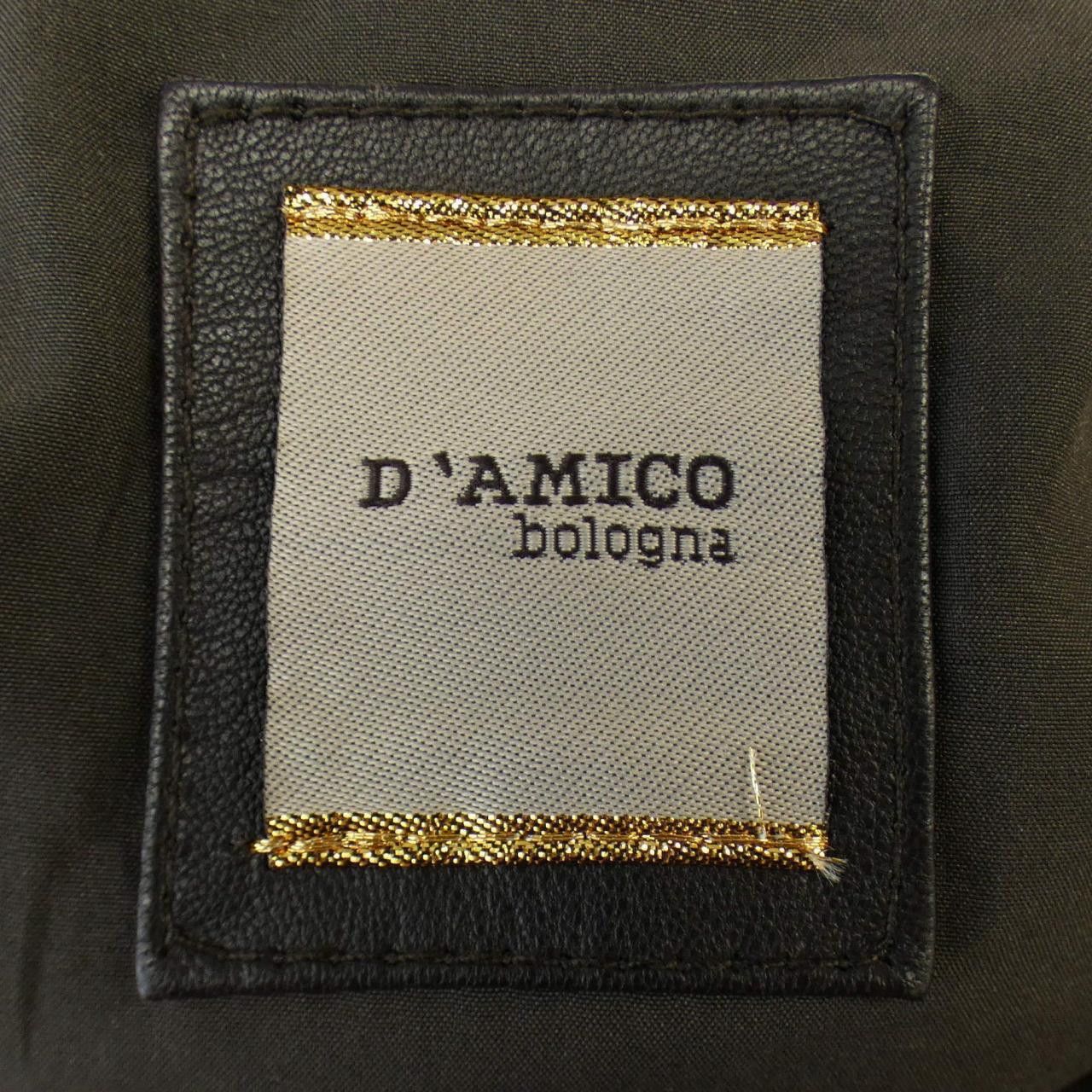 Other Other D'AMICO Leather Jacket Leather Outerwear DUTY FREE for USA Size ONE SIZE - 4 Thumbnail