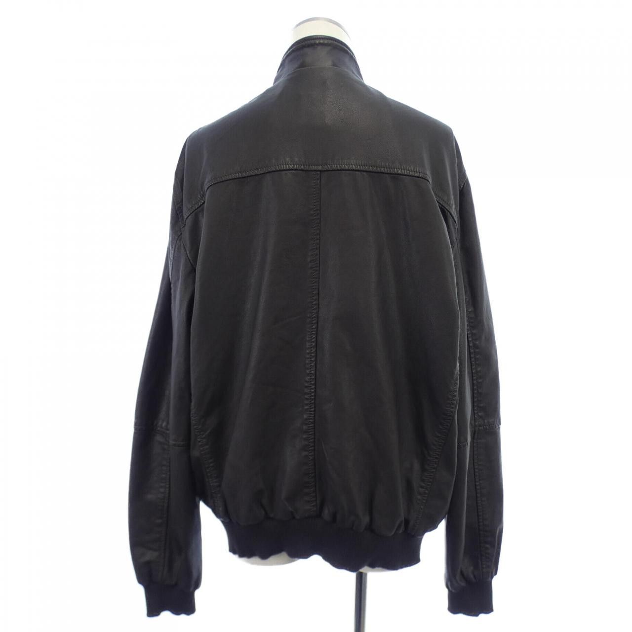 Other Other D'AMICO Leather Jacket Leather Outerwear DUTY FREE for USA Size ONE SIZE - 2 Thumbnail