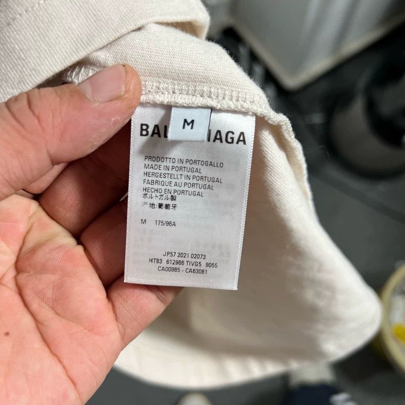 Balenciaga Balenciaga Back Logo Short Sleeve Tee - dmc Size US M / EU 48-50 / 2 - 4 Thumbnail