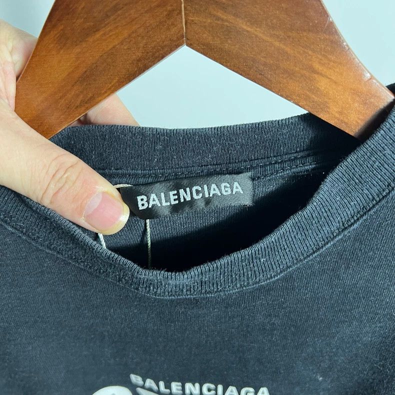 Balenciaga Balenciaga Crew Short Sleeve Tee - dmc Size US XXS / EU 40 - 3 Thumbnail