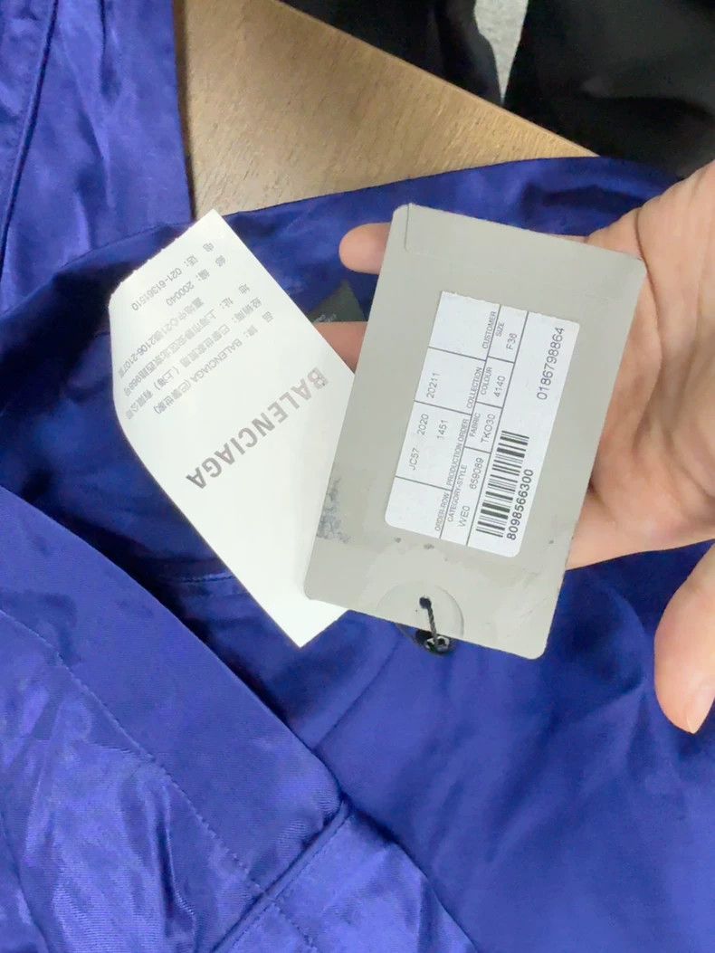 Balenciaga Balenciaga Blue Jacket Size 36 - dmc Size US XS / EU 42 / 0 - 4 Thumbnail
