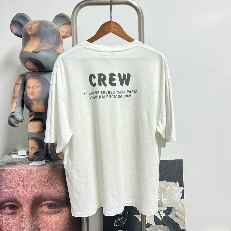 Balenciaga Balenciaga Crew Neck Short Sleeve T-shirt - dmc Size US L / EU 52-54 / 3 - 2 Thumbnail