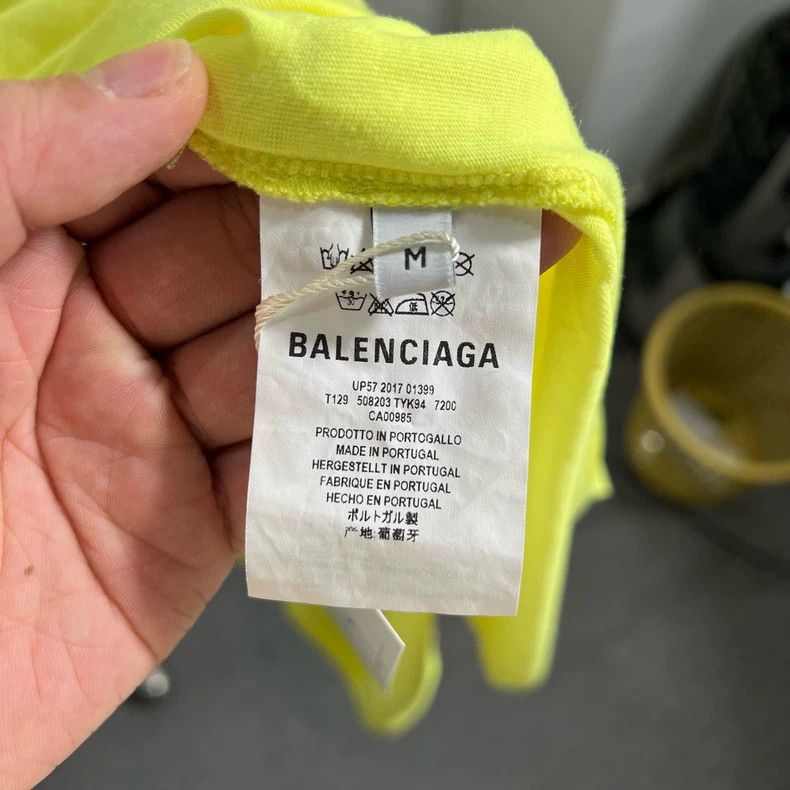 Balenciaga Balenciaga Printed Logo Short Sleeve T-shirt - dmc Size US M / EU 48-50 / 2 - 4 Thumbnail