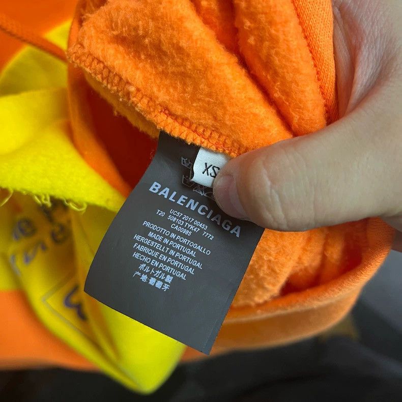 Balenciaga Balenciaga Patchwork Hoodie j1322 - dmc Size US XS / EU 42 / 0 - 4 Thumbnail