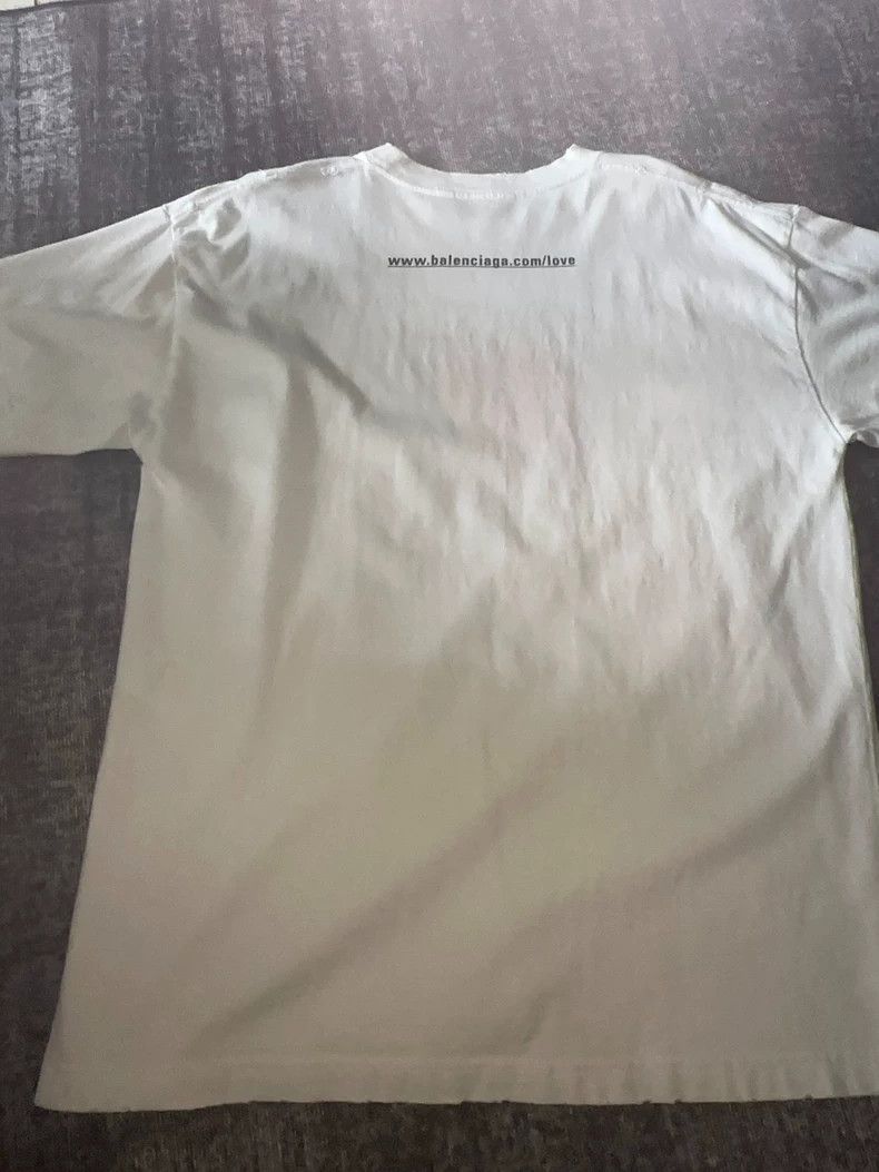 Balenciaga Balenciaga I Heart U Print Short Sleeve T-Shirt - dmc Size US M / EU 48-50 / 2 - 3 Thumbnail