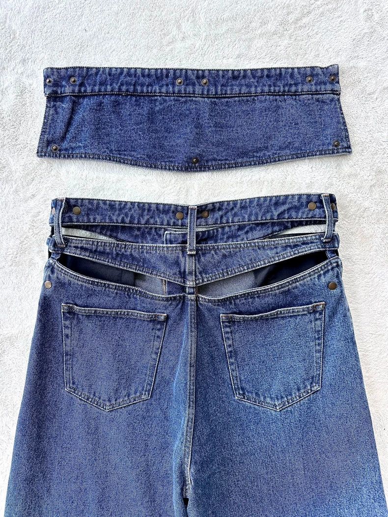 Y/Project Y/PROJECT High-Waist Straight Jeans - dmc Size US 33 - 7 Thumbnail