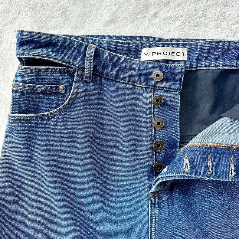 Y/Project Y/PROJECT High-Waist Straight Jeans - dmc Size US 33 - 3 Thumbnail