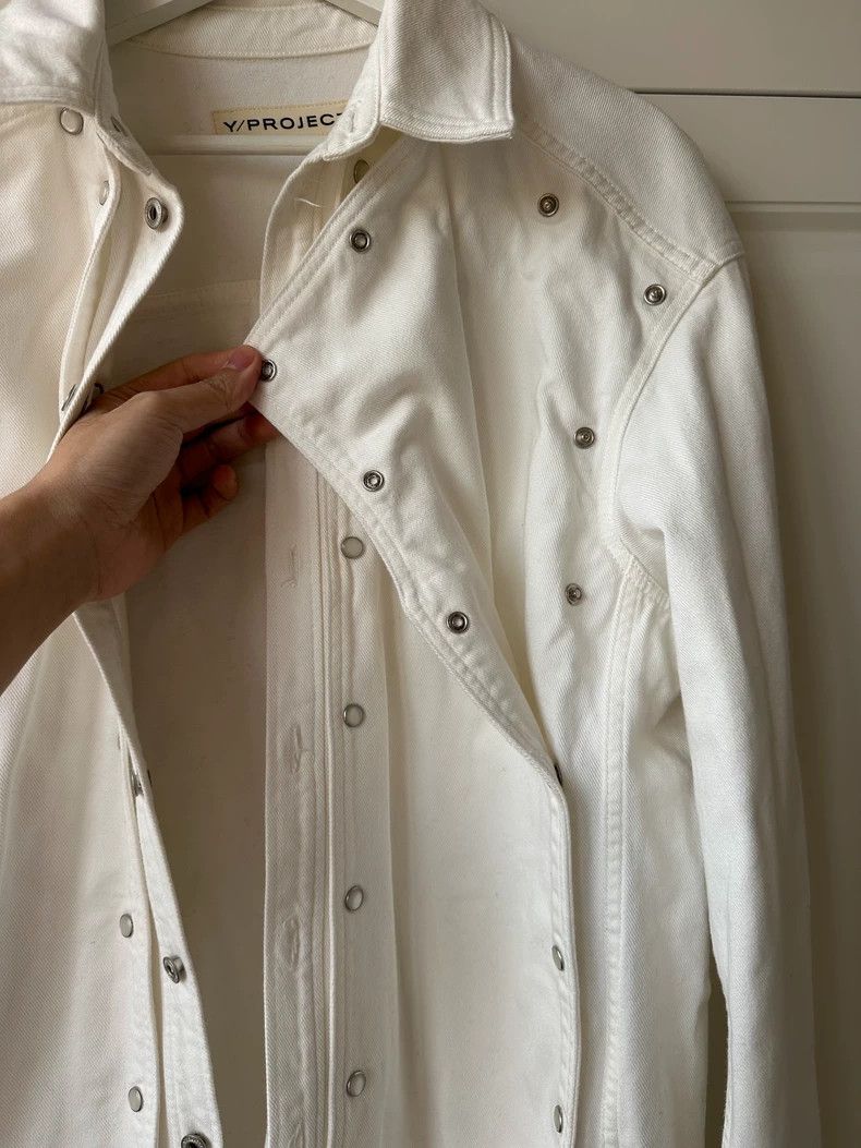Y/Project Y Project White Outerwear Jacket - dmc Size US XS / EU 42 / 0 - 4 Thumbnail
