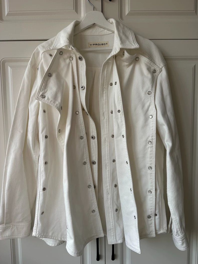 Y/Project Y Project White Outerwear Jacket - dmc Size US XS / EU 42 / 0 - 3 Thumbnail