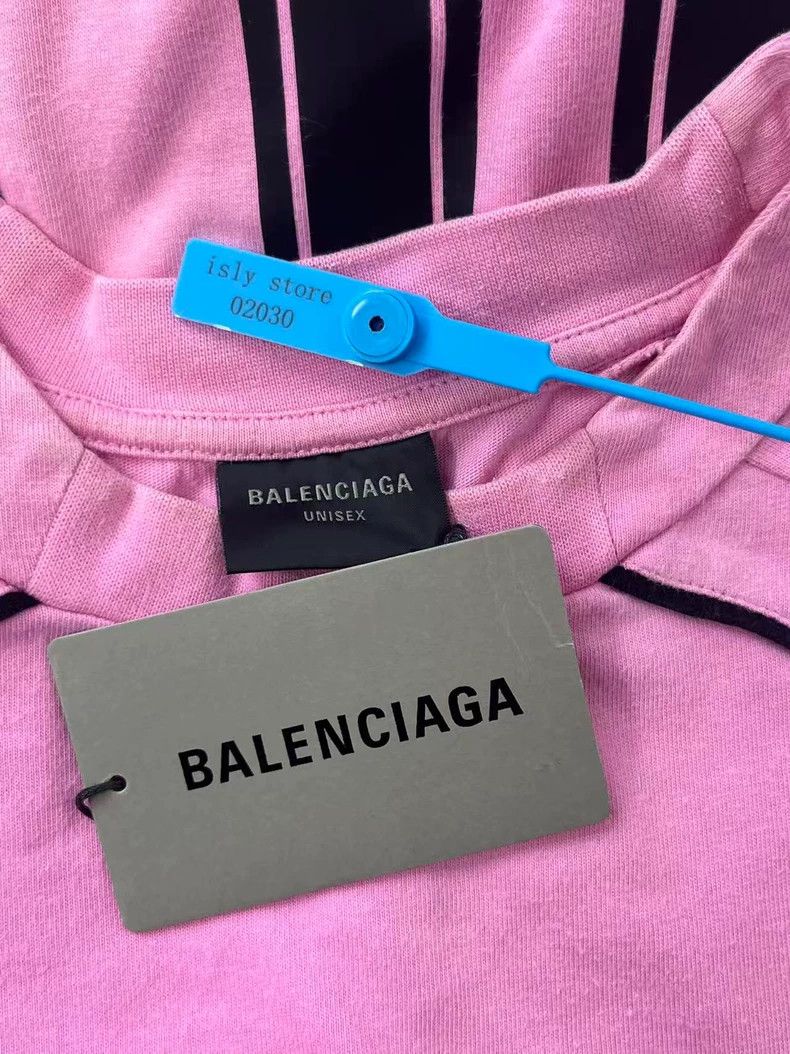 Balenciaga Balenciaga Soccer SS24 Logo Print T-Shirt - dmc Size US XL / EU 56 / 4 - 4 Thumbnail