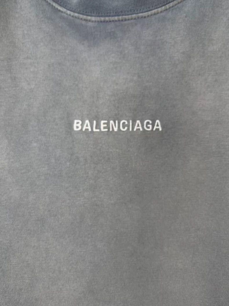 Balenciaga Balenciaga Logo Print Short Sleeve T-Shirt - dmc Size US XL / EU 56 / 4 - 3 Thumbnail