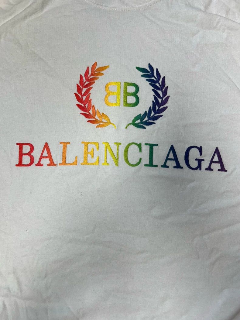 Balenciaga Balenciaga Wheat Ear Short Sleeve Tee - dmc Size US M / EU 48-50 / 2 - 3 Thumbnail