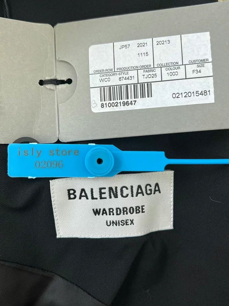 Balenciaga Balenciaga FW21 Washed Blazer Jacket - dmc Size US XS / EU 42 / 0 - 4 Thumbnail