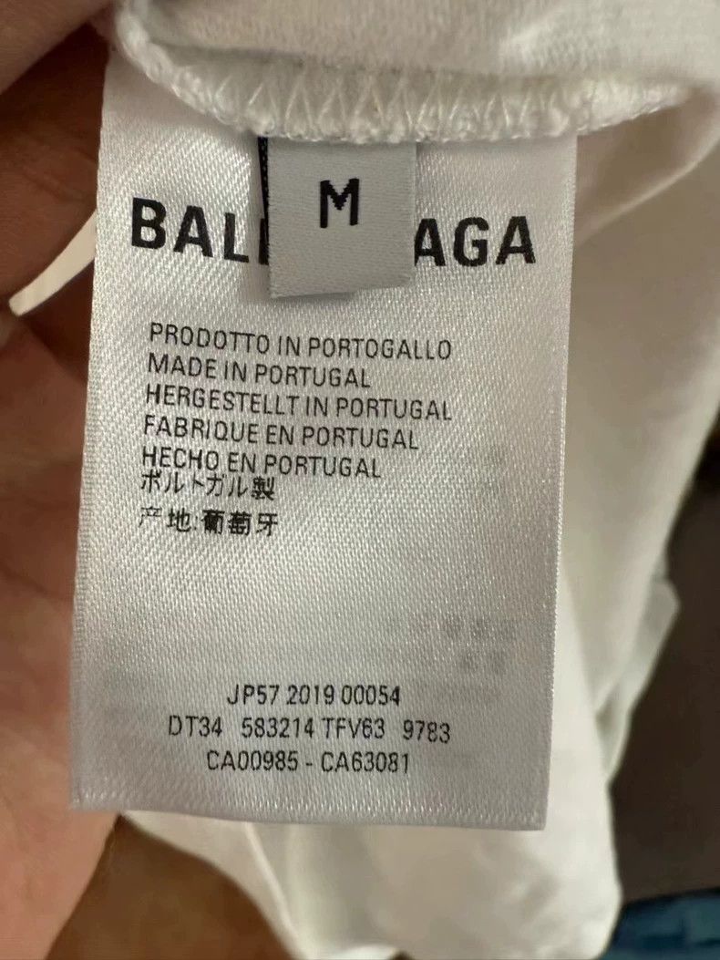 Balenciaga Balenciaga Script Logo Short Sleeve Tee - dmc Size US M / EU 48-50 / 2 - 4 Thumbnail