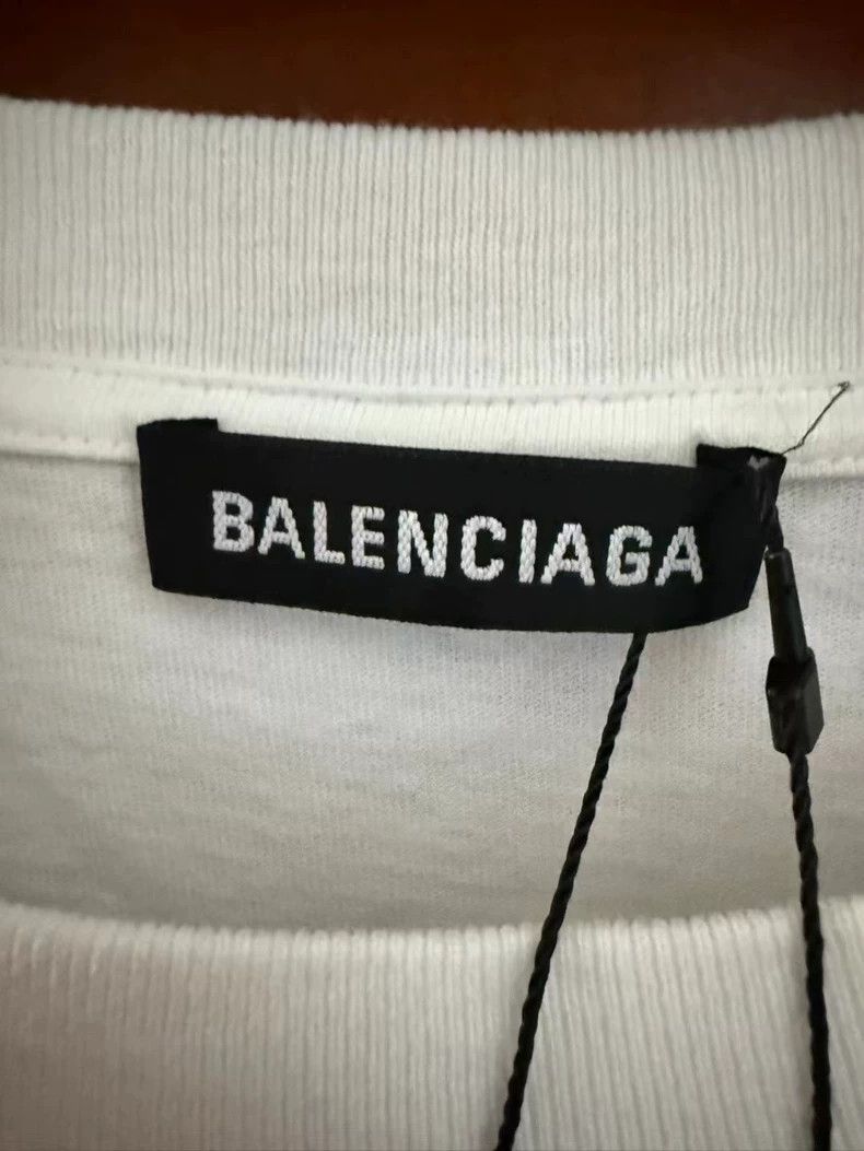Balenciaga Balenciaga Script Logo Short Sleeve Tee - dmc Size US M / EU 48-50 / 2 - 3 Thumbnail