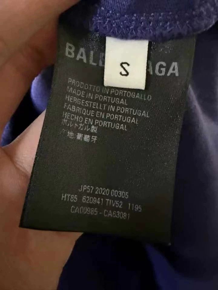 Balenciaga Balenciaga Blue Coke Print Short Sleeve S - dmc Size US S / EU 44-46 / 1 - 4 Thumbnail