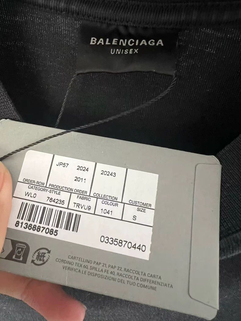Balenciaga Balenciaga Valentine's Day Heart Tee S - dmc Size US S / EU 44-46 / 1 - 3 Thumbnail