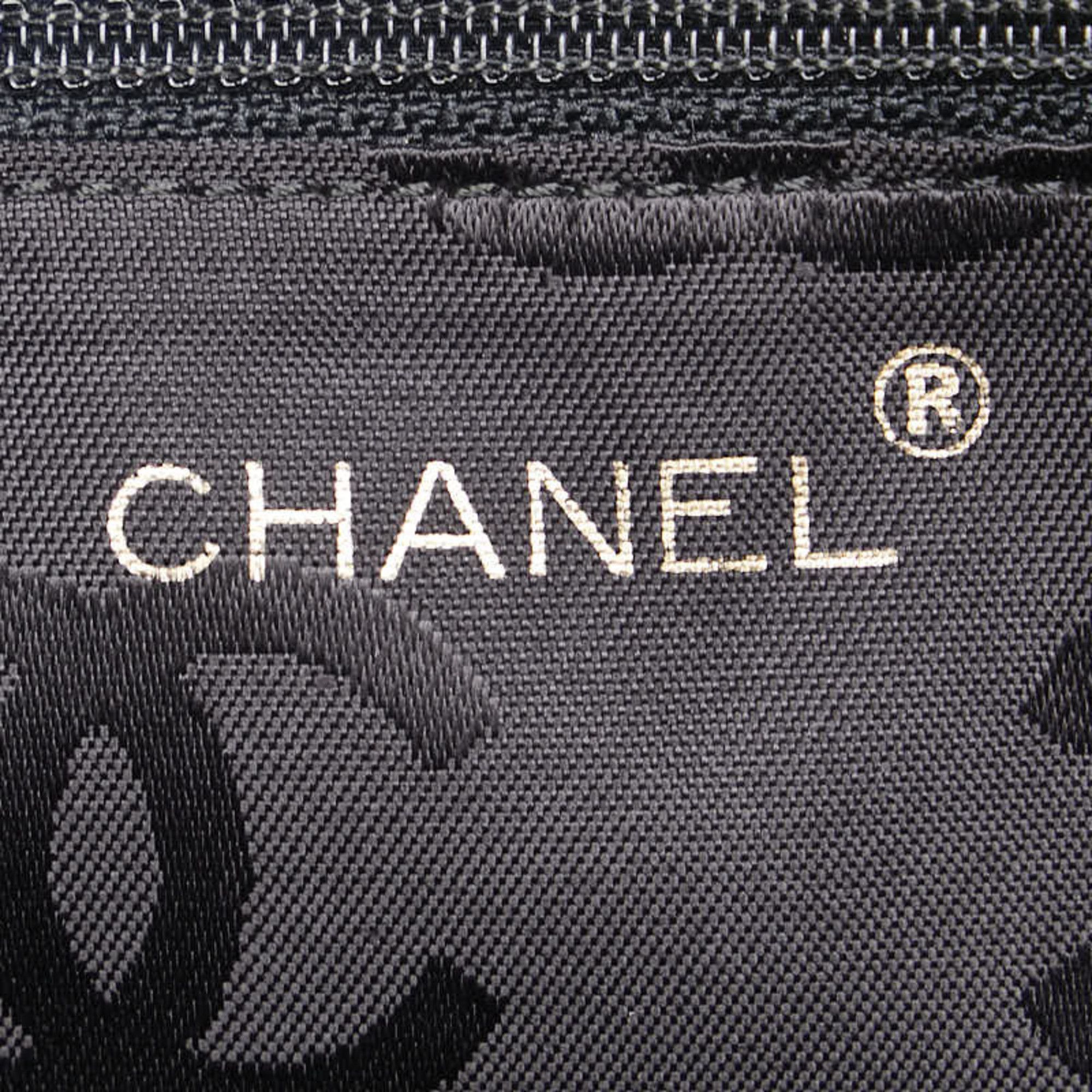 Chanel CHANEL Bicolor Coco Mark Chain Shoulder Bag in Black Leather for Women Size ONE SIZE - 5 Thumbnail