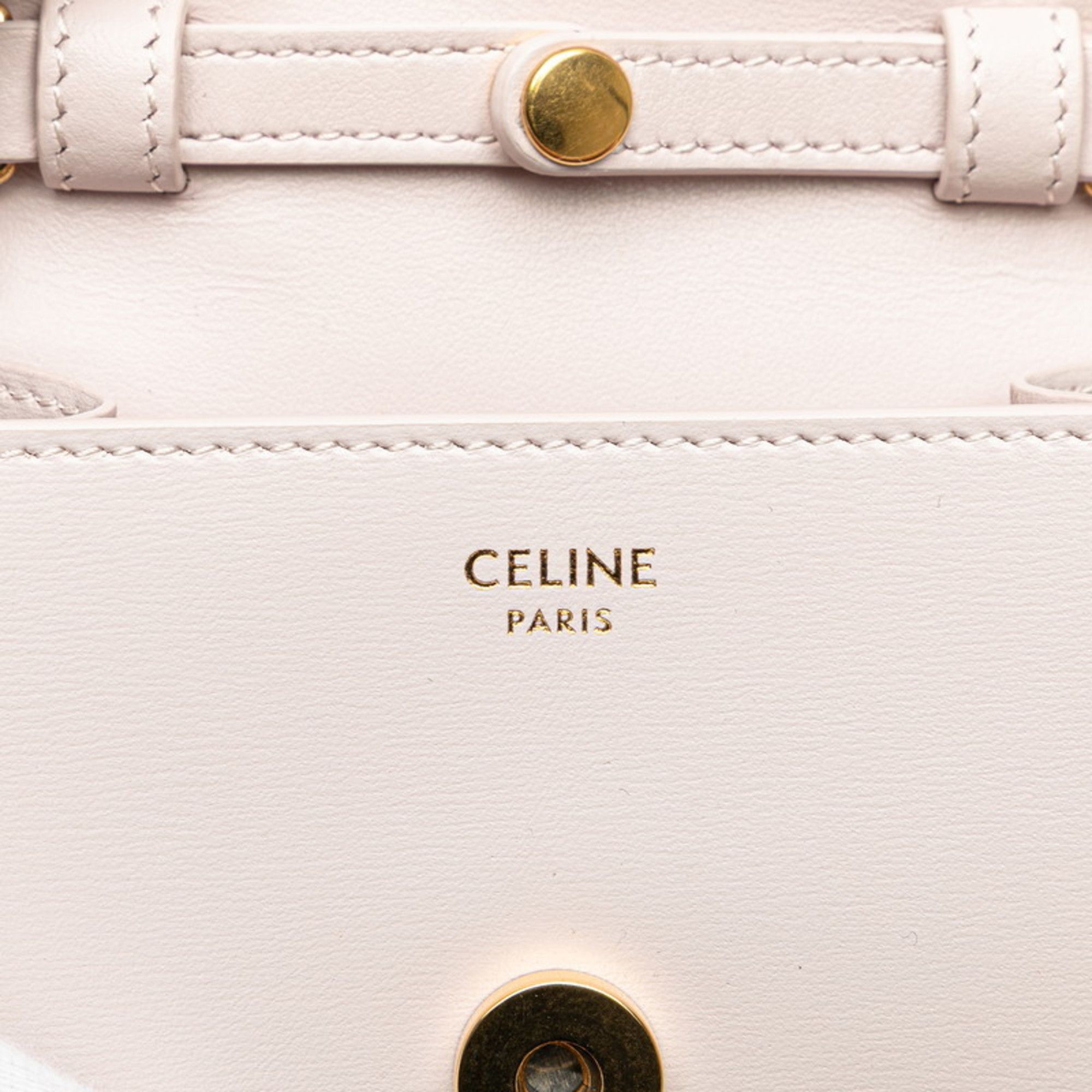 Celine Celine Triomphe Chain Shoulder Bag in Pink Leather for Women Size ONE SIZE - 8 Thumbnail