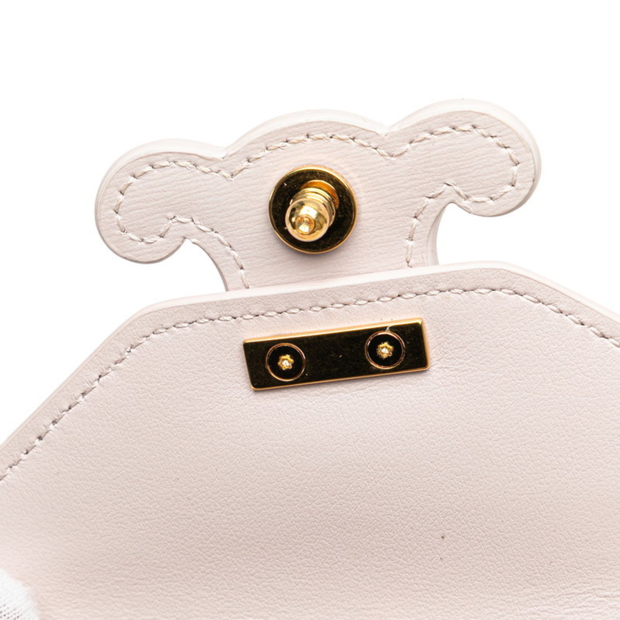 Celine Celine Triomphe Chain Shoulder Bag in Pink Leather for Women Size ONE SIZE - 5 Thumbnail